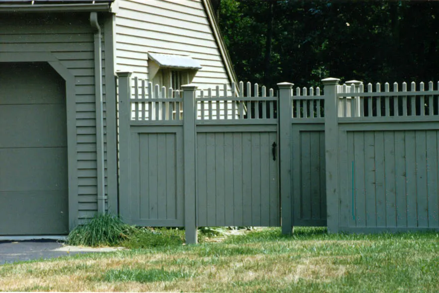 2x2 Spaced Picket Topped Privacy Board