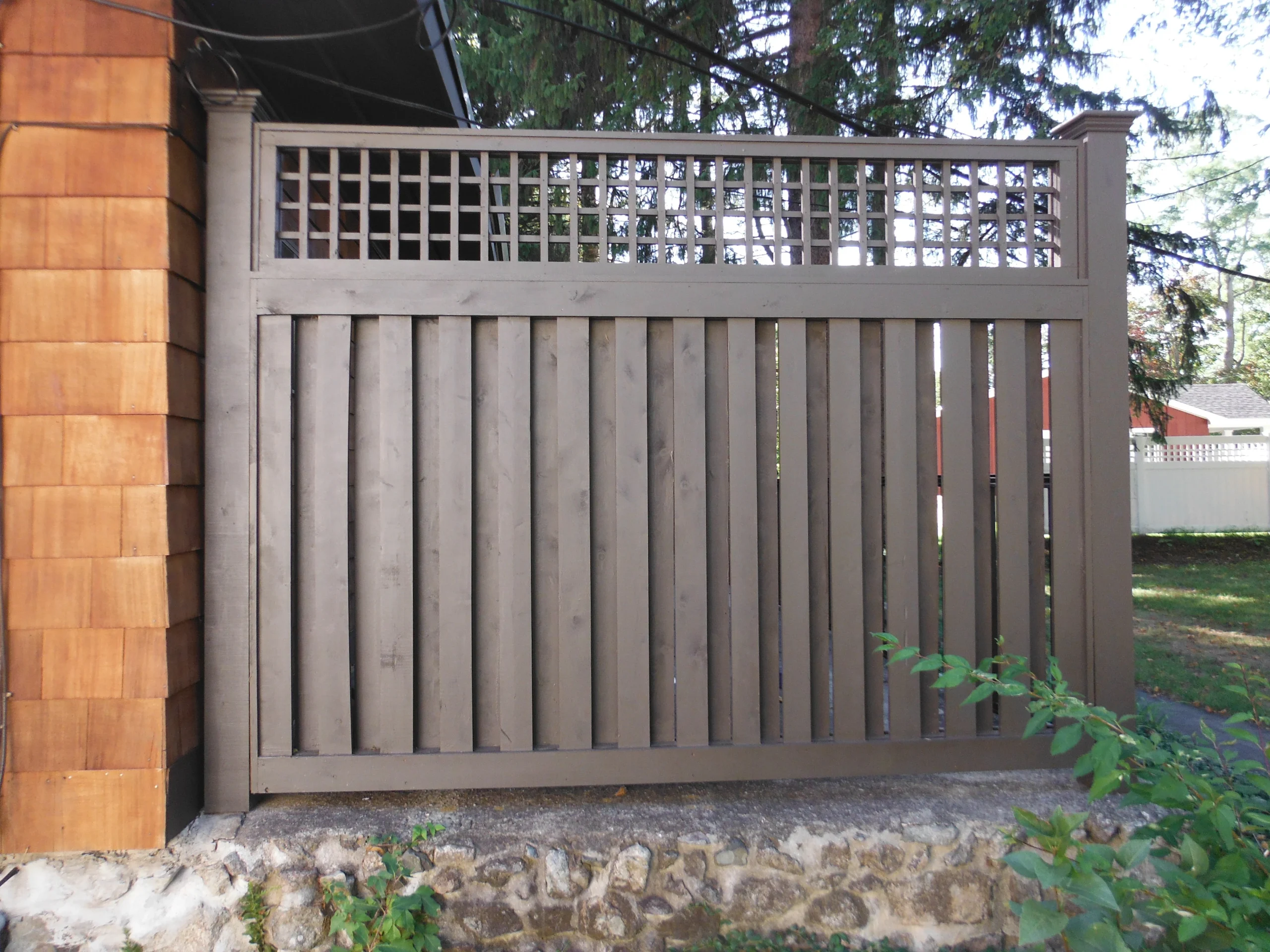 Latticed Topped Shadowbox